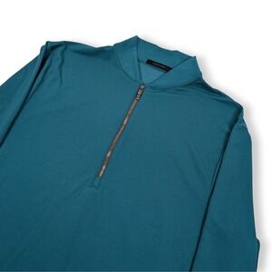 Greyson Siasconset 1/4 Quarter Zip Performance Pullover Mens Large Green Golf